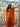Ensemble femme orange en tissu fluide effet crêpe – tenue élégante et moderne