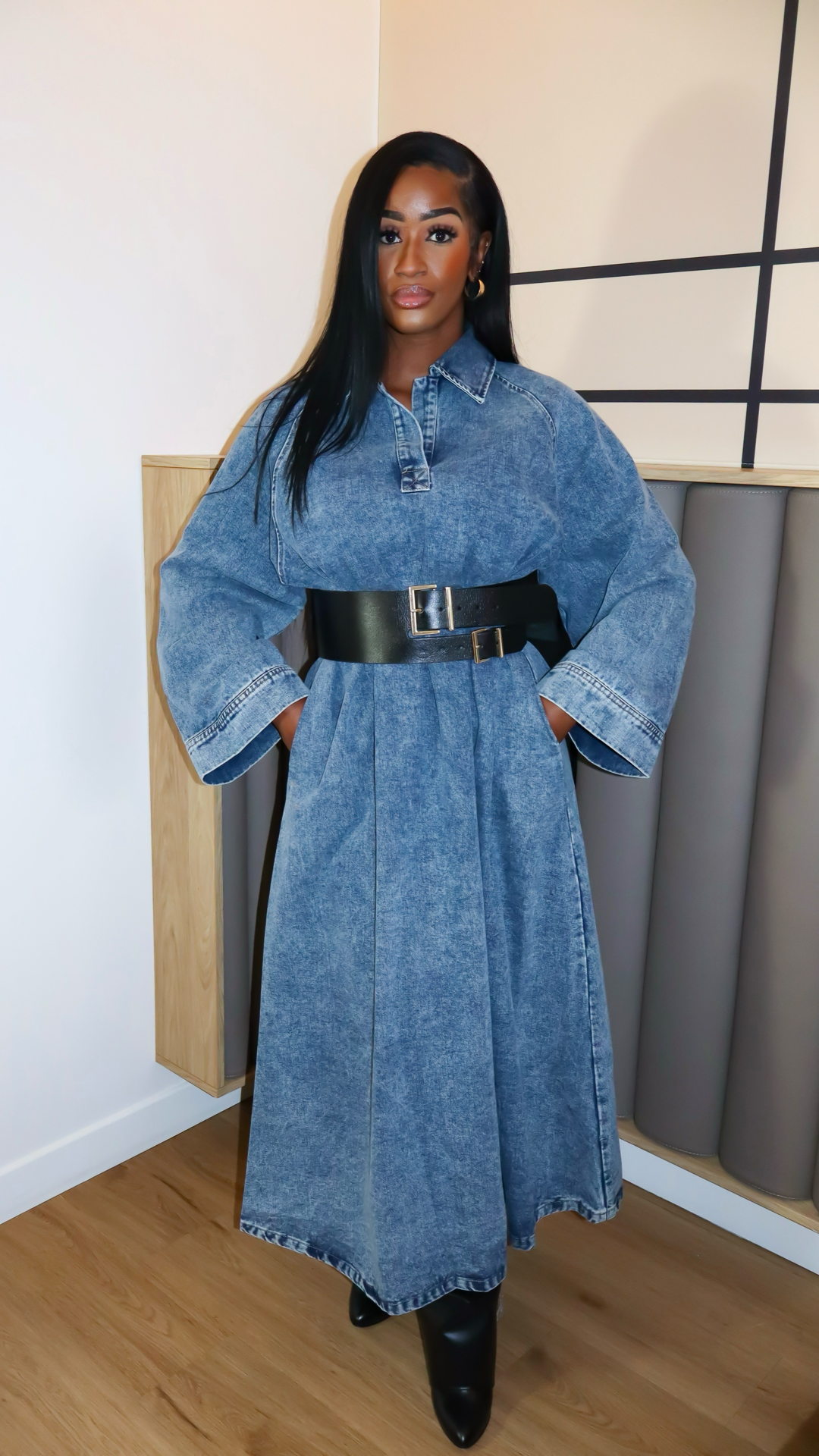 Robe en jean