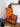 Ensemble femme orange en tissu fluide effet crêpe – tenue élégante et moderne