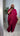 Ensemble femme bordeaux en tissu fluide effet crêpe – tenue élégante et moderne
