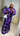 ENSEMBLE JUPE et HAUT PORTEFEUILLE EN ADIRÉ violet