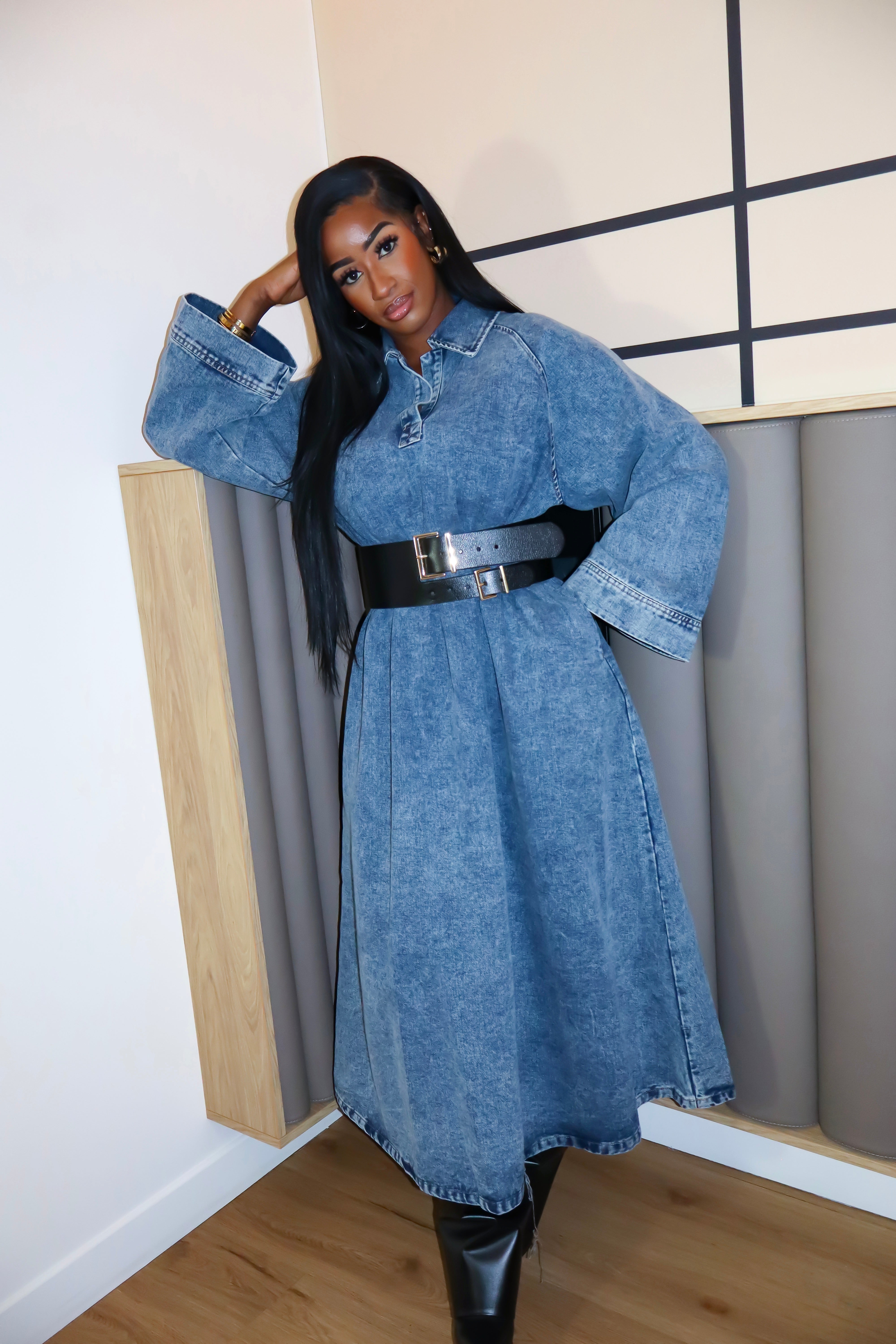 Robe en jean