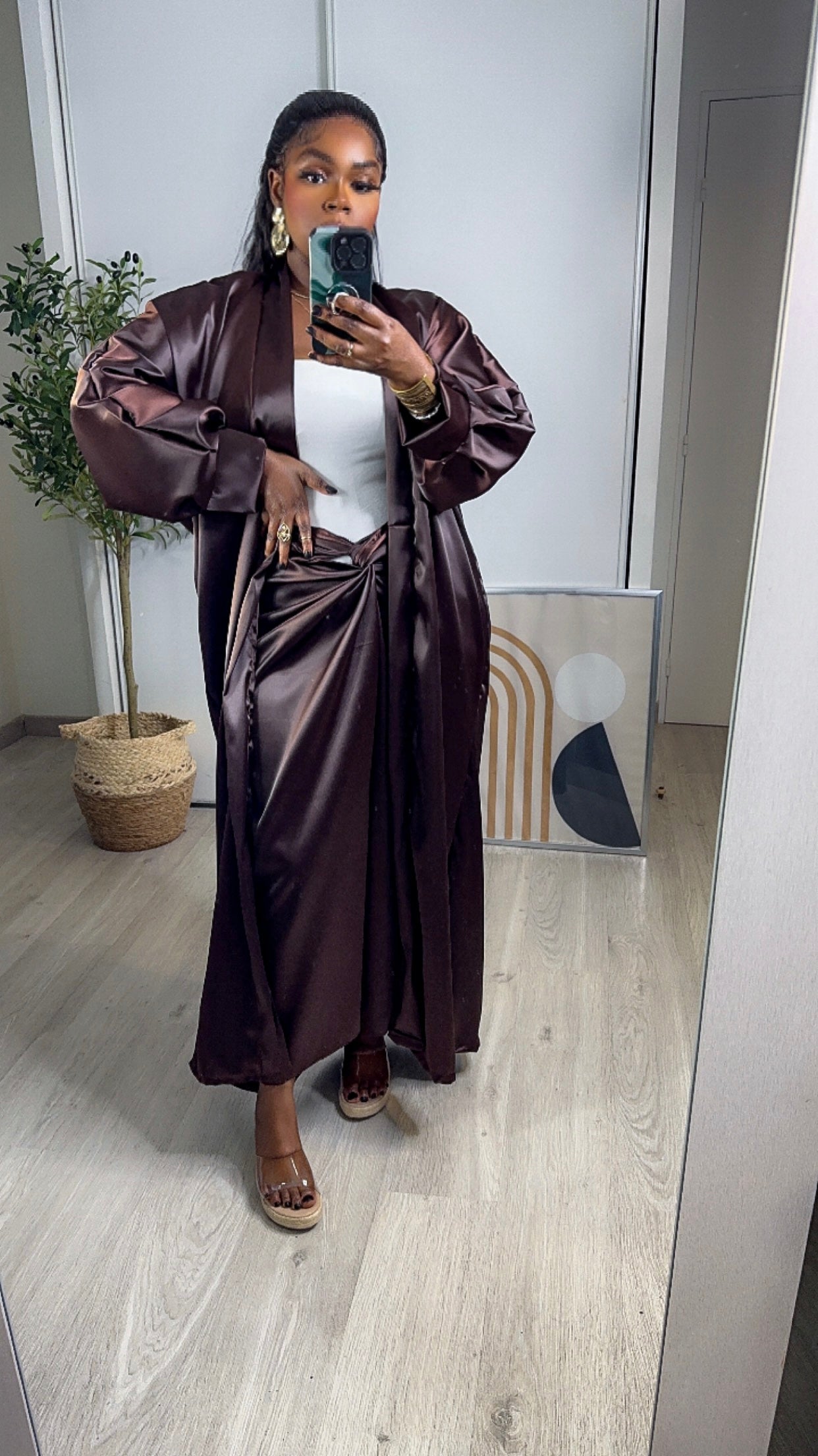 Ensemble kimono jupe Zendaya